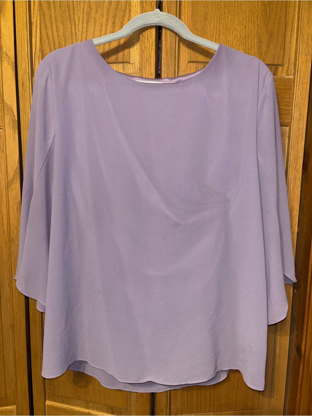 Grace Karin Lavender Boat Neck Blouse